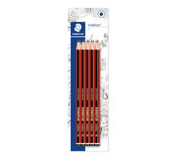 Staedtler Crayons tradition 110 - HB, 10 pièces, section hexagonale | Mine résistante à la casse pour l'écriture et le dessin - bois certifié FSC, fiable - Réf. 110HBBK10D