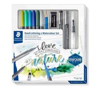 Staedtler Kit aquarelle 61 3001-2 Design Journey – Lettrage, 11 pièces