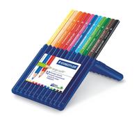 STAEDTLER Dreikant Crayon de couleur ergosoft étui de 12 pièces