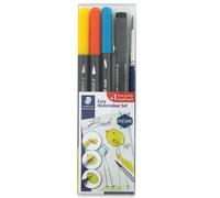 Staedtler Easy Watercolor Brush Pen Set - Oiseaux, Ensemble de 5