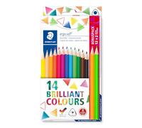 Staedtler Crayons de couleur Ergo Soft triangulaires 14ST