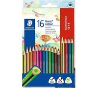 STAEDTLER Etui de 12 + 4 Crayons de couleur triangulaire Noris colour G