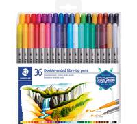 STAEDTLER Feutre de coloriage double Design Journey étui de 36 pièces