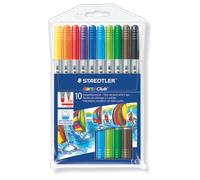 STAEDTLER Feutre de coloriage double Noris Club étui de 10 pièces