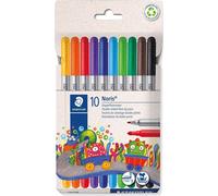 STAEDTLER Feutre de coloriage double Noris étui carton 10 pièces 2 pointes