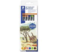 Staedtler Feutre Double Pointe "Afrique", Étui En Carton De 6