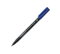 STAEDTLER Feutre multi-usages pour support lisse LUMOCOLOR Encre bleue permanente Pointe de 1mm
