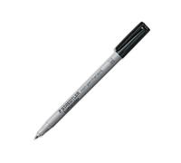 STAEDTLER Feutre multi-usages pour support lisse LUMOCOLOR Encre noire non permanente Pointe de 1mm