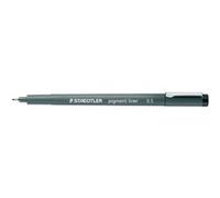 Stylo feutre - Staedtler - Pigment liner 308/05/9-N - Pointe calibrée 0,5 mm - Lot de 10 - Noir