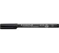 Staedtler Feutre pour transparent Folienstift Lumocolor perm B sw 314-9 noir