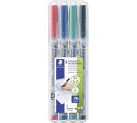 Staedtler 316 WP4 marqueur 1 pièce(s) Noir, Bleu, Vert, Rouge