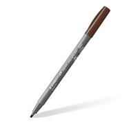 Staedtler Feutres de calligraphie Pigment Arts, marron, pointe de calligraphie 2,00 mm, encre pigmentée de qualité supérieure, imperméable, stylo unique, écriture à la main, 375-76