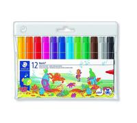 STAEDTLER Feutres de coloriage Noris Club jumbo étui de 12 pièces