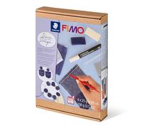 STAEDTLER FIMO 8025 HTC Kit de création « Jeans » - 4 x 25 g | Durcissant au four, avec accessoires et mode d’emploi - Création de bijoux - Réf. 8025 HTC2