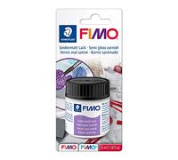 STAEDTLER FIMO 8705 Vernis mat - transparent, 35 ml | Vernis mat à base d’eau, résistant à la lumière, finition douce - couche protectrice pour argile - Art.-Nr. 8705 01 BK