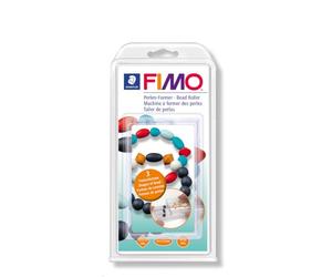 STAEDTLER FIMO 8712 Machine à perles - 3 formes | Façonne des perles bicônes, olives & rondes en pâte polymère, avec notice - pour bijoux DIY - Art.-Nr. 8712