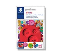 STAEDTLER - Fimo Accessoires - Moule flexible en silicone - Motif Boutons - Diamètre 7 cm - 8725 26