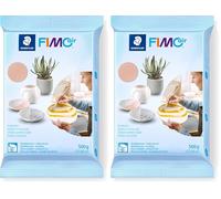 Staedtler FIMO Air - Pain pâte à modeler - 500 grammes - Chair - 8100-43 (Lot de 2)