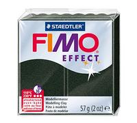 Staedtler Fimo Argile Polymère Noir Effet Perle, Acrylique, - 57g
