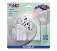 STAEDTLER FIMO Casting Moulds Arc-en-ciel, réutilisable | Démoulage facile, adapté aux débutants, idéal pour bijoux, pendentifs et petits objets déco - 8742 57
