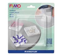 STAEDTLER FIMO Casting Moulds Carré, réutilisable | Démoulage facile, adapté aux débutants, idéal pour bijoux, pendentifs et petits objets déco - 8742 54
