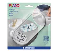 STAEDTLER FIMO Casting Moulds Ovale, réutilisable | Démoulage facile, adapté aux débutants, idéal pour bijoux, pendentifs et petits objets déco - 8742 55