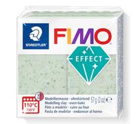 STAEDTLER FIMO effect 8010 Botanical - Spiruline, 57 g | Durcissant au four, avec des particules végétales, couleur naturelle - pour les bijoux et la décoration - Réf. 8010-570