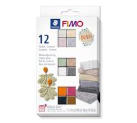 Staedtler – Pâte à modeler FIMO Effect Boho Colours – 12 pains, 25 g chacun – 8013 C12-5