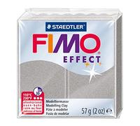 Staedtler - Fimo Effect - Pain Pâte à Modeler 57 g Effet Nacré Argenté Clair