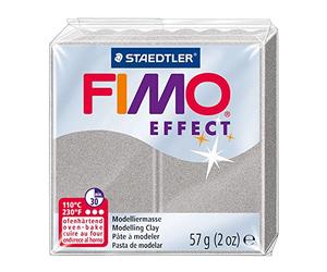 Staedtler - Fimo Effect - Pain Pâte à Modeler 57 g Effet Nacré Argenté Clair