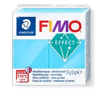 STAEDTLER - Fimo® effect - Pain pâte à modeler - 57 Grammes - Bleu fluo - 8010-301