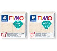 STAEDTLER FIMO Effect- Pain pâte à modeler 57 Grammes - Effet jaune botanique - 8010-170 (Lot de 2)