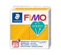 STAEDTLER - Fimo® effect - Pain pâte à modeler - 57 Grammes - Effet pailleté or - 8020-112