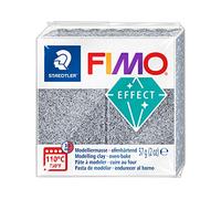 Staedtler Fimo pâte à modeler à effet 57 grammes gris granit Gris G
