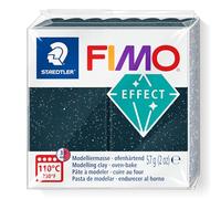STAEDTLER - Fimo® effect - Pain pâte à modeler - 57 Grammes - Effet pierre noir poussière d'étoile - 8020-903