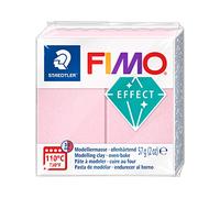 STAEDTLER - Fimo® effect - Pain pâte à modeler - 57 Grammes - Effet pierre précieuse rose quartz - 8020-206, Rose quartz, 1 Packung