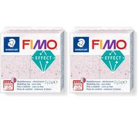 STAEDTLER FIMO Effect- Pain pâte à modeler 57 Grammes - Effet rose botanique - 8010-270 (Lot de 2)