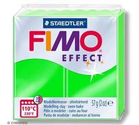STAEDTLER - Fimo® effect - Pain pâte à modeler - 57 Grammes - Vert fluo - 8010-501, Neon