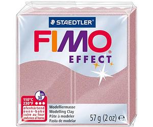 Staedtler Fimo Effect Polymer Clay 2oz-Rose Pearl