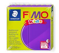 STAEDTLER FIMO kids 8030 Pâte à modeler - Violet, 42 g | Durcissant au four, pâte à modeler souple, facile à modeler, conforme aux normes CE - pour enfants - Réf. 8030-6
