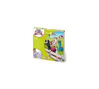 Staedtler – Kit Fimo Kids Form&Play Les poneys – 4 pains 42 g, outil et décor