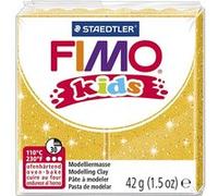 Fimo Kids pâte à modeler pour enfants 42 grammes paillettes or