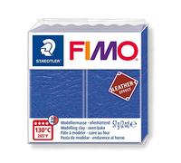 STAEDTLER - Fimo® leather effect - Pain pâte à modeler - 57 Grammes - Effet cuir indigo - 8010-309