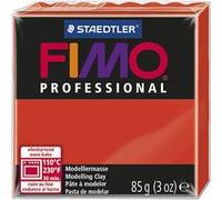 Staedtler Fimo pâte à modeler professionnelle 85 grammes de rouge vif Rouge G