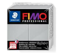 STAEDTLER FIMO professional 8004 - gris dauphin, 85 g | Durcissant au four, consistance ferme pour les travaux en filigrane - grande stabilité dimensionnelle - Réf. 8004-80