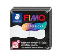 STAEDTLER FIMO Professional 8040-0 Pâte à modeler durcissante au four, spécialement conçue pour les professionnels et les artistes, produit unique, blanc
