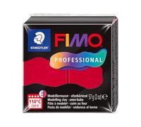 STAEDTLER FIMO professional 8040-29 Pâte à modeler durcissante au four, spécialement conçue pour les professionnels et les artistes, produit unique karmin