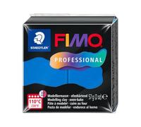 STAEDTLER FIMO Professional 8040-300 Pâte à modeler durcissante au four, spécialement conçue pour les professionnels et les artistes, produit individuel bleu pur