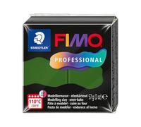 STAEDTLER FIMO Professional 8040-57 Pâte à modeler durcissante au four, spécialement conçue pour les professionnels et les artistes, produit unique, vert feuille