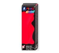STAEDTLER FIMO professional 8041 - Rouge pur, 454 g, pâte polymère | Pâte à modeler durcissant au four, indéformable, pour les travaux en filigrane - Artistes - Réf. 8041-74